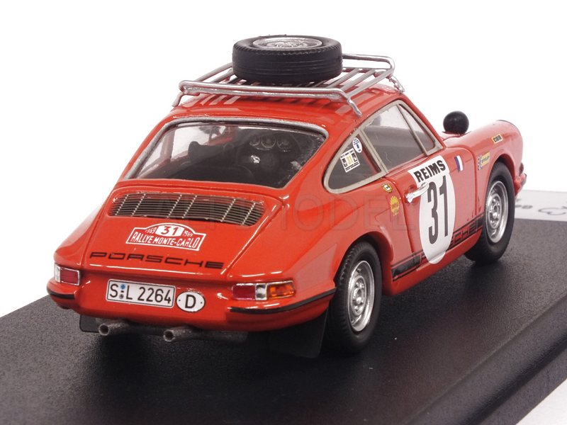 Porsche 911S #31 Rally Monte Carlo 1969 Larrousse -Gelin - trofeu
