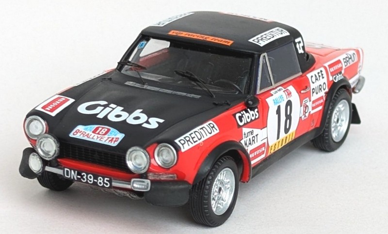 Fiat 124 Sport Spider 1600 #18 TAP Rally 1974 Luis Netto-Jocames by trofeu