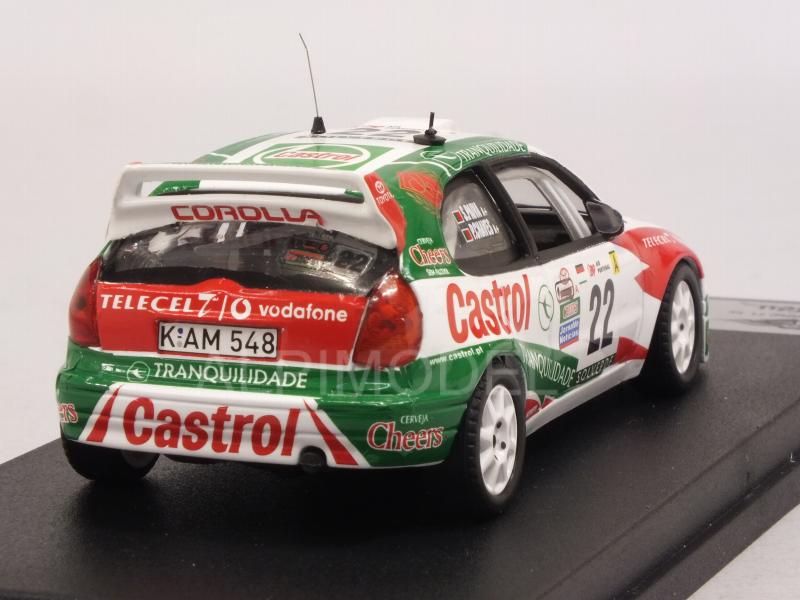 Toyota Corolla WRC #22 Rally Portugal 2001 Chaves - Paiva - trofeu