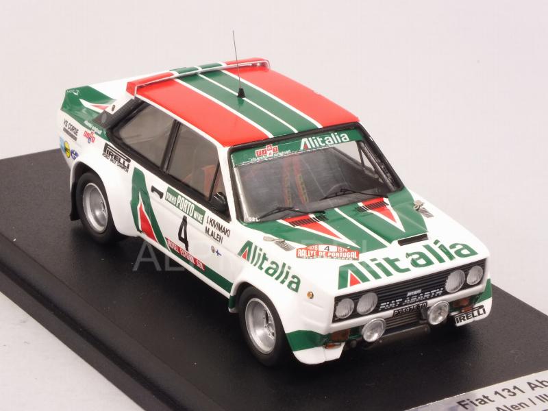 Fiat 131 Abarth #4 Winner Rally Portugal 1978 Alen - Kivimaki - trofeu