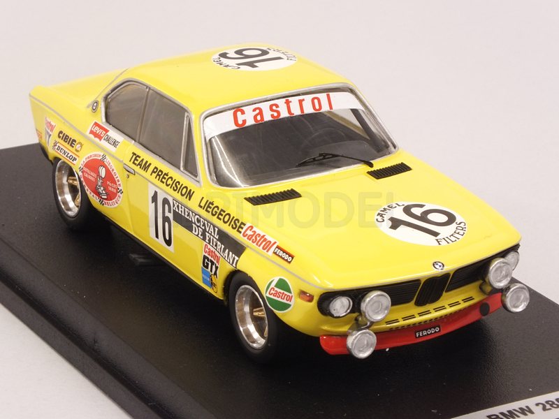 BMW 2800 CS #16 Spa-Francorchamps 1972 Xhenceval - De Fierlant - trofeu
