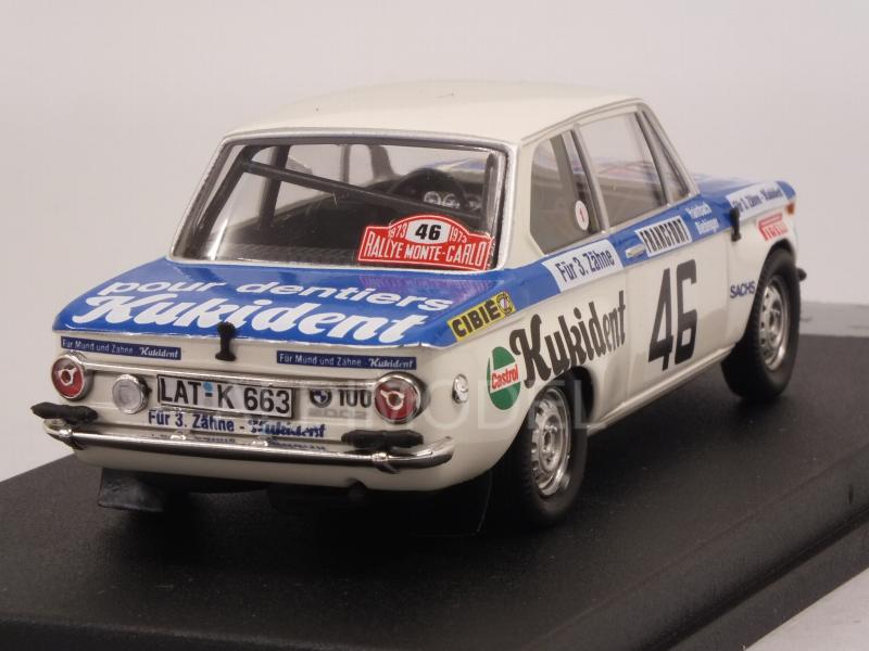 BMW 2002 TI #46 Rally Monte Carlo 1973 Hainbach - Biebinger - trofeu