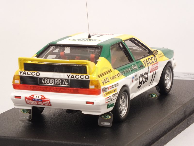 Audi Quattro #11 Rally 1000 Pistes 1983 Panciatici - Tabet - trofeu