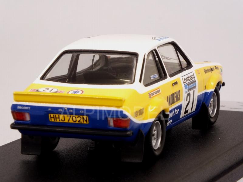 Ford Escort Mk2 #21 RAC Rally 1975 Brookes - Brown - trofeu