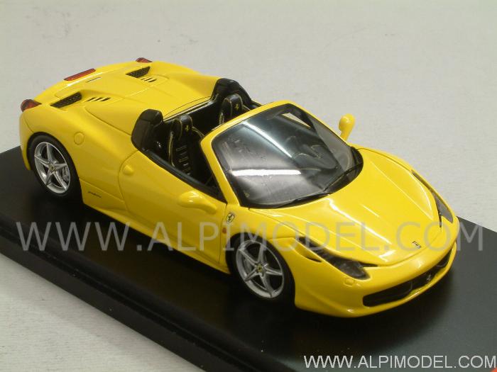 Ferrari 458 Spider 2012 (Giallo Modena) - true-scale-miniatures