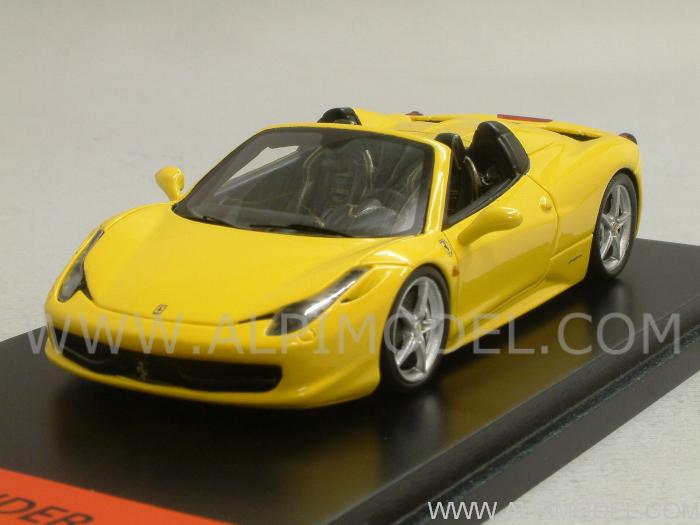 Ferrari 458 Spider 2012 (Giallo Modena) by true-scale-miniatures