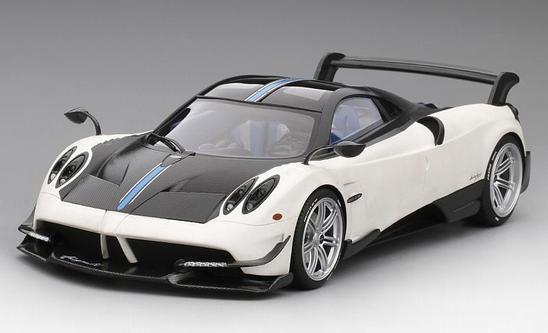 Pagani Huayra BC Geneva Motor Show 2016  (Matte White) 'Top Speed' Edition by true-scale-miniatures