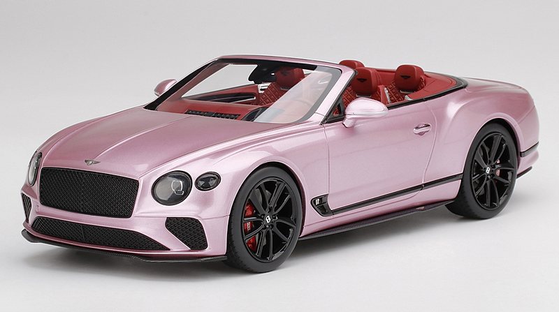 Bentley Continental GT Convertible (Passion Pink) Top Speed Edition by true-scale-miniatures
