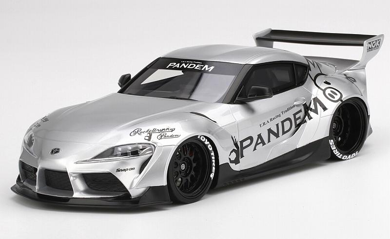 Toyota Pandem GR Supra V1.0 (Silver) Top Speed Edition by true-scale-miniatures