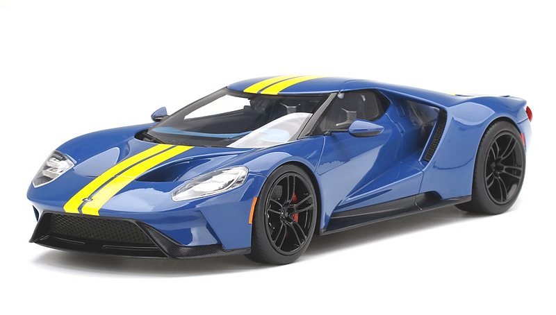 Ford GT (Sunoco Blue With Yellow Stripe) Top Speed Edition by true-scale-miniatures