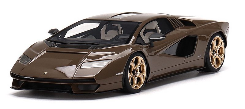 Lamborghini Countach LPI8 00-4 (Dark Bronze) Top Speed Edition by true-scale-miniatures