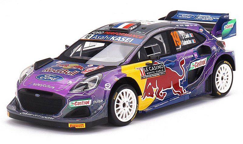 Ford Puma M-Sport WRT #19 Winner Rally Monte Carlo 2022 'Top Speed' Edition by true-scale-miniatures