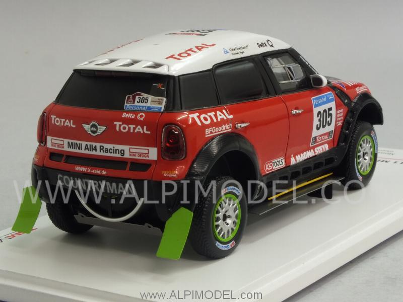 Mini ALL4 Racing Monster X-Raid Team #305 Dakar Rally 2011 Guerlain Chicherit - true-scale-miniatures