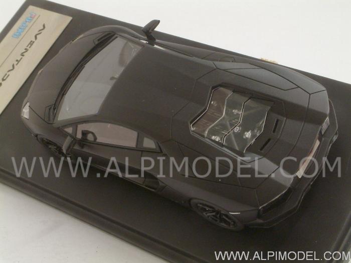 Lamborghini Aventador LP700-4 (Nemesis Matt Black) Limited Edition 150pcs. for Italy - true-scale-miniatures