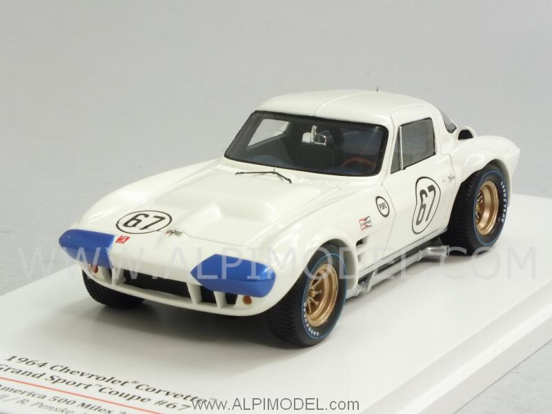 Chevrolet Grand Sport Coupe #67 500 Miles Road America 1964 Hall - Penske - Sharp by true-scale-miniatures