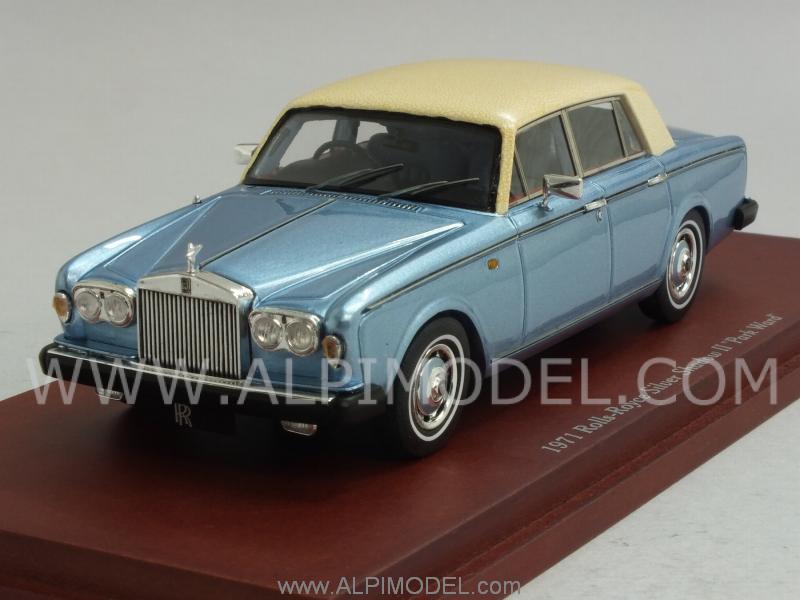 Rolls Royce Silver Shadow II Park Ward 1971 (Light Blue Metallic) by true-scale-miniatures