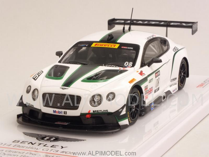 Bentley GT3 Dyson Racing #08 Sonoma Grand Prix 2014 B. Leitzinger by true-scale-miniatures