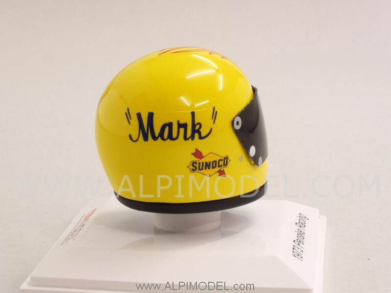 Helmet Mark Donohue 1973 Penske Racing  (1/8 scale - 3cm) - true-scale-miniatures