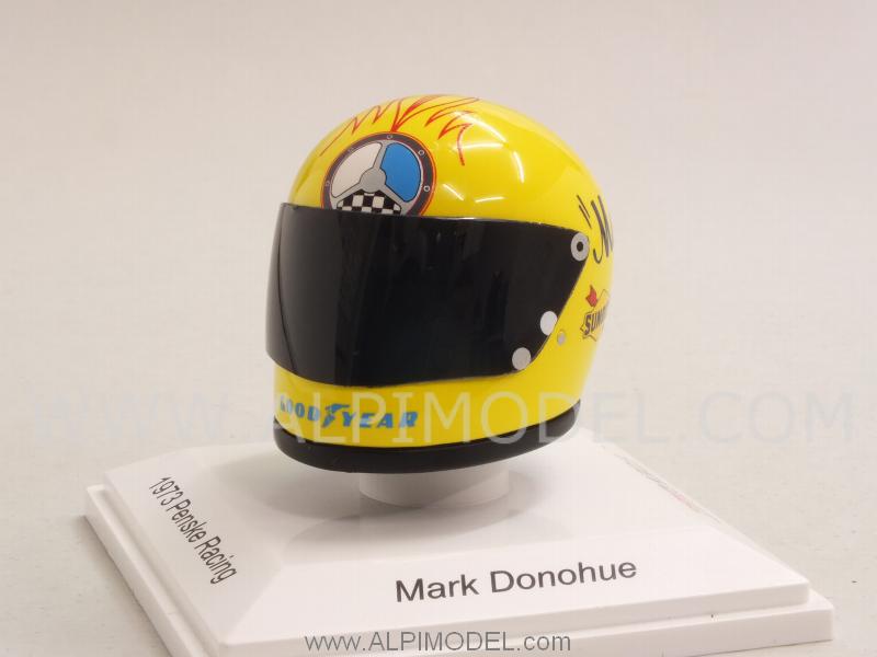 Helmet Mark Donohue 1973 Penske Racing  (1/8 scale - 3cm) by true-scale-miniatures