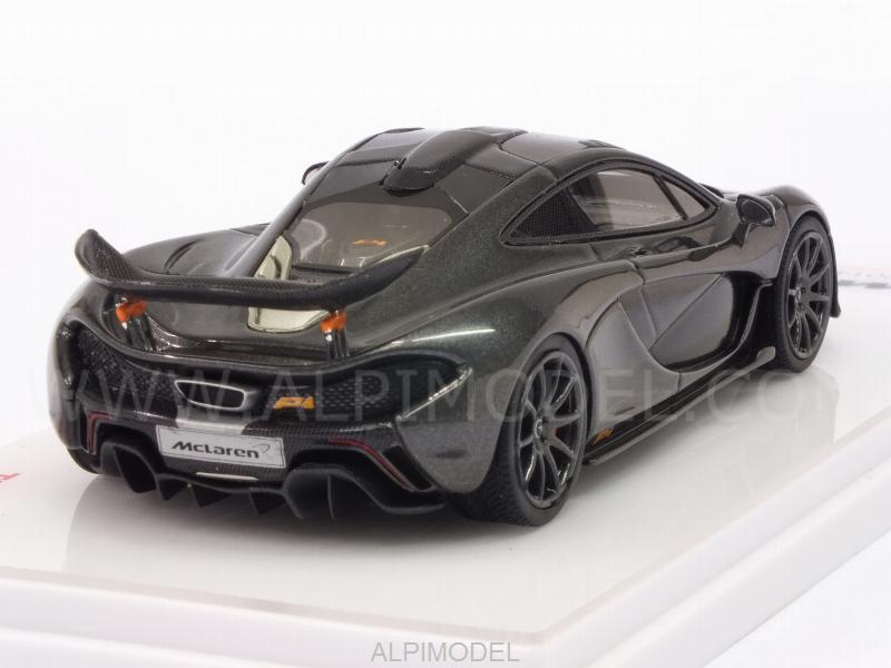 TRUE-SCALE-MINIATURES TSM164346 McLaren P1 2014 (Sterling Grey) 1/43