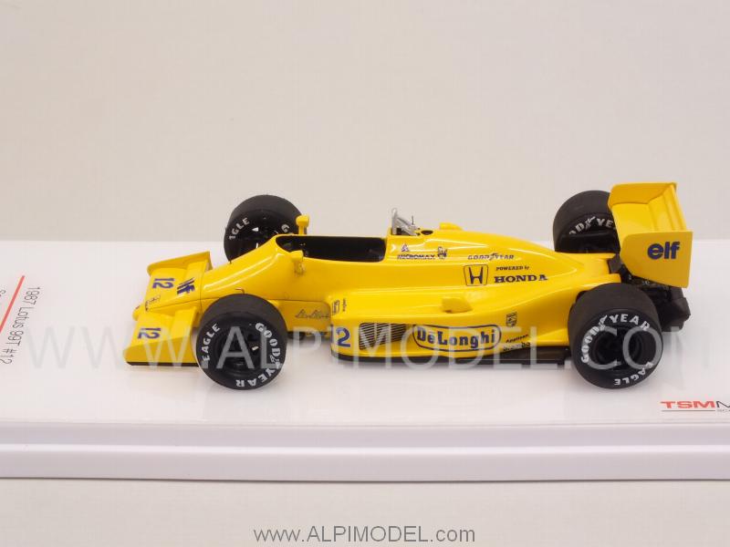 Lotus 99T Honda #12 GP San Marino 1987 Ayrton Senna - true-scale-miniatures
