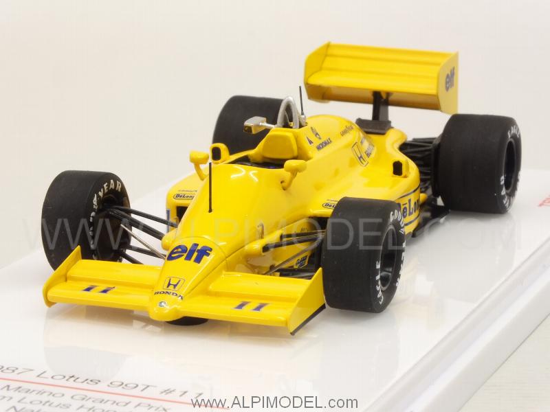 Lotus 99T #11 GP San Marino 1987 Satoru Nakajima by true-scale-miniatures