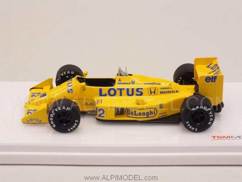 Lotus 99T Honda #12 3rd British GP 1987  Ayrton Senna - true-scale-miniatures
