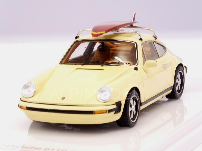 Porsche 911S 2.7 1977 with surfboard by true-scale-miniatures