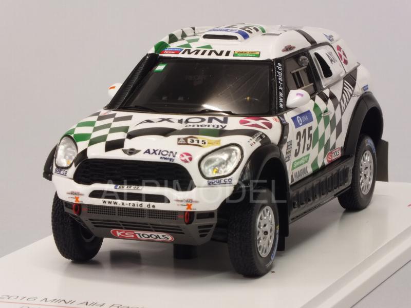Mini ALL4 Racing Axion X Raid Team #315 Rally Dakar 2016 by true-scale-miniatures