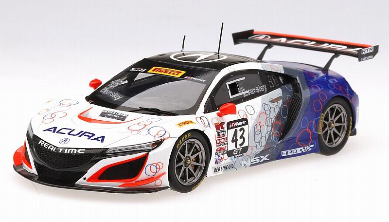 Acura NSX GT3 #43 Realtime Racing Pirelli World Challenge 2017 by true-scale-miniatures