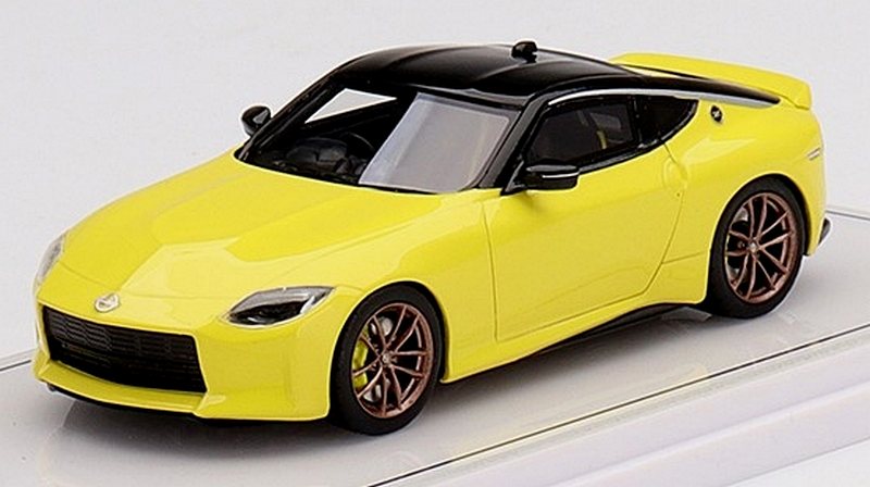 Nissan Z Proto Spec Ikazuchi RHD 2023 (Yellow) by true-scale-miniatures