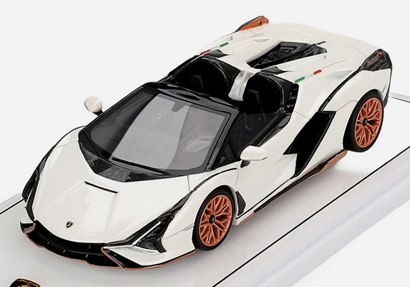 Lamborghini Sian Roadster (Bianco Asopo) by true-scale-miniatures
