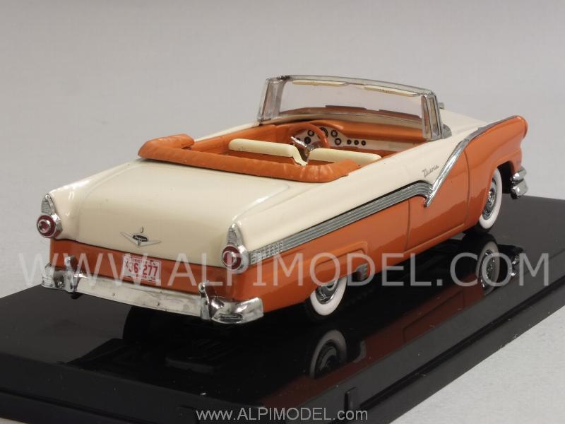 Ford Fairlane Convertible 1956 (Mandarin Orange/Colonial White) - vitesse