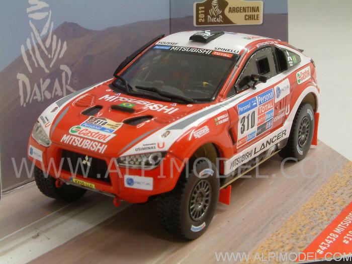 Mitsubishi Racing Lancer #310 Dakar 2011 Spinelli - Youssef by vitesse