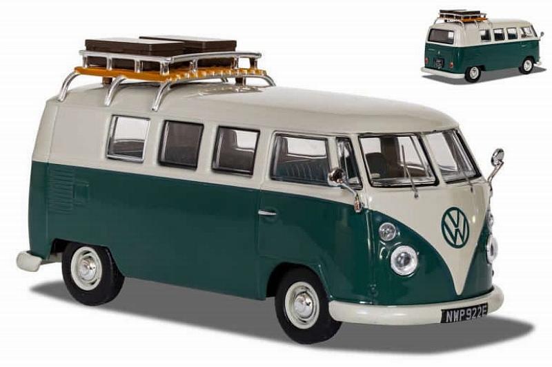 Volkswagen Camper Typ2 (Pearl White/Velvet Green) by vanguards