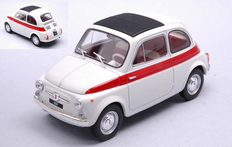 Fiat 500 1960 (White/Red) by whitebox