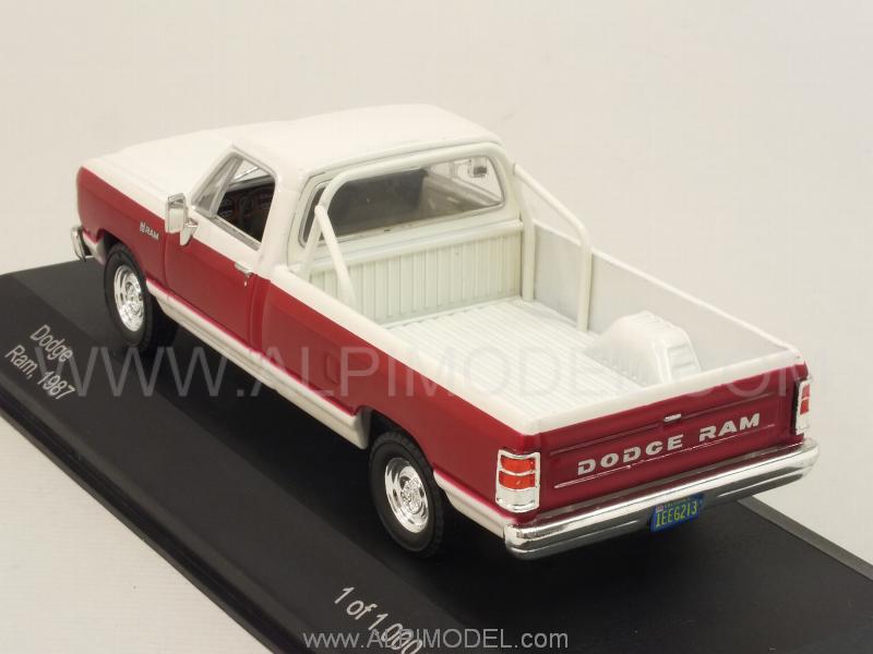 Dodge RAM 1987 (Red/White) - whitebox