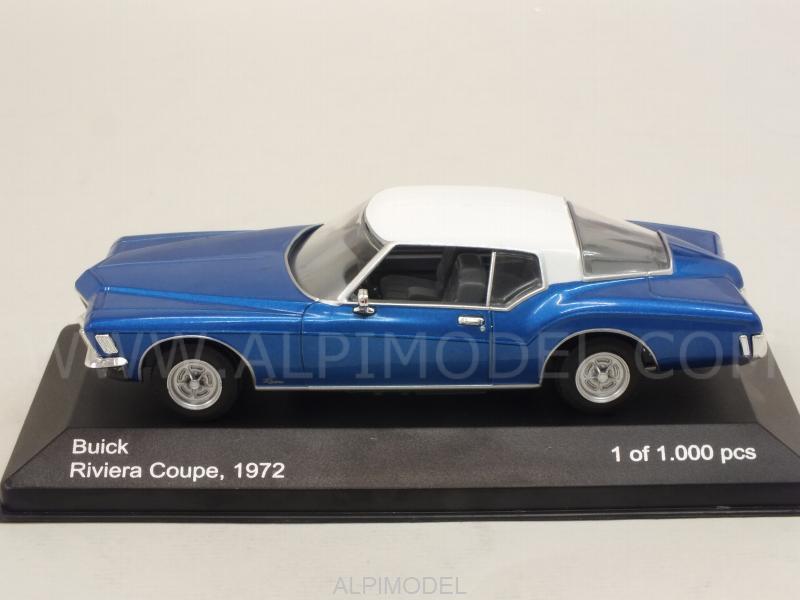 Buick Riviera Coupe 1972 (Blue/White) - whitebox