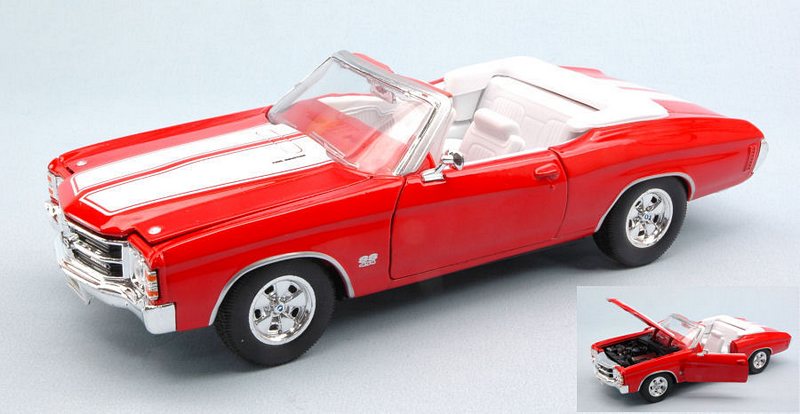Chevrolet Chevelle SS 454 Convertible 1971 (Red) by welly