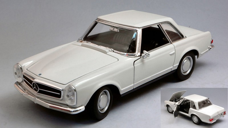 Mercedes 230 SL (W113) (White) by welly