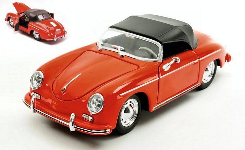 Porsche 356A Speedster closed (Red) by welly