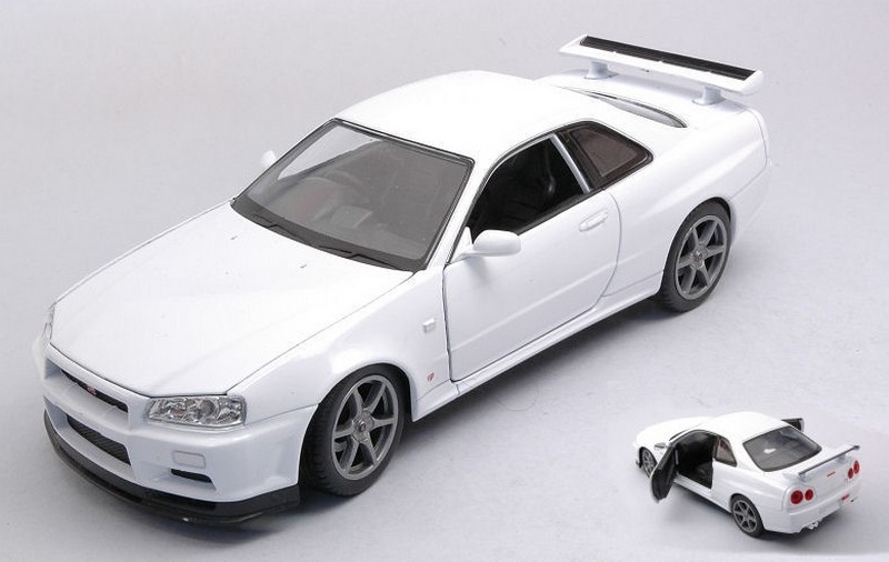Nissan Skyline GT-R (R34) (White) by welly