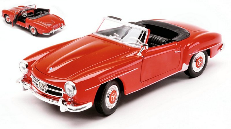 Mercedes 190 SL Cabriolet 1955 (Red) by welly