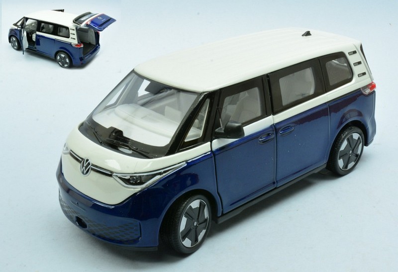 Volkswagen ID Buzz (Metallic Dark Blue/White) by welly