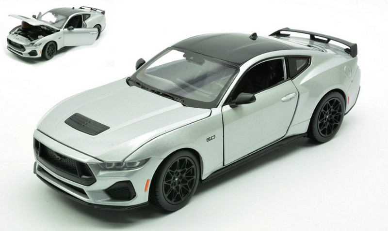 Ford Mustang GT 2024 (Silver) by welly