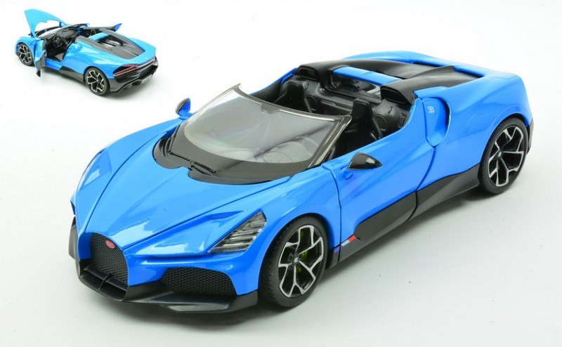 Bugatti W16 Mistral (Blue) by welly