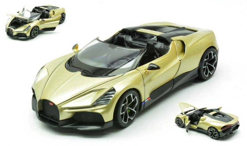 Bugatti W16 Mistral (Gold) by welly