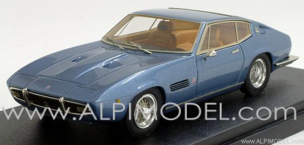 bbr Maserati Ghibli 1967 (Light Metal Blue) (1/43 scale model)