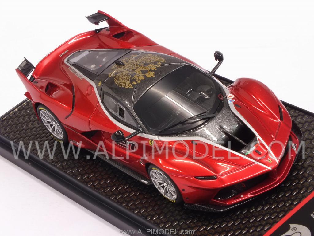 安い爆買いBBR 1:43 Ferrari FXXK #21 Red 乗用車