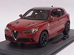 Alfa Romeo Stelvio Quadrifoglio Los Angeles Autoshow 2016 (Rosso Competizione) with display case by BBR